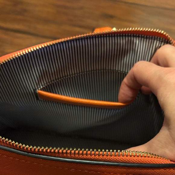 Orange Structured Handbag - Picture 7 of 9